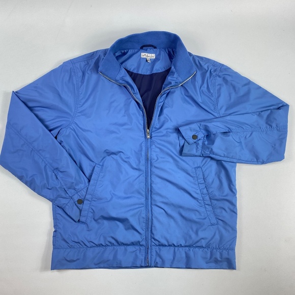 Peter Millar Full Zip Windbreaker Lightweight Golf Jacket Men Size M - Picture 3 of 9